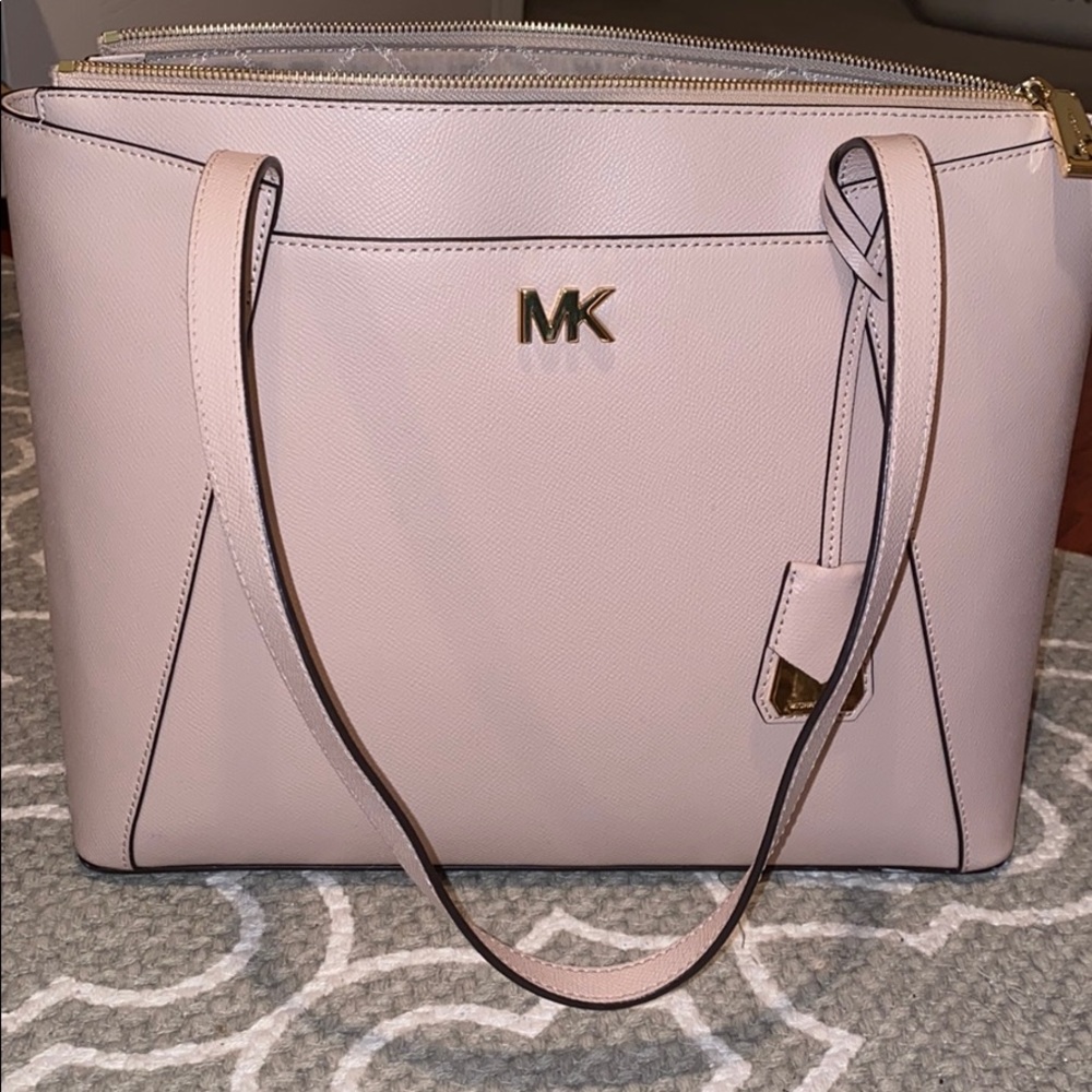 Nude pink Michael Kors tote bag